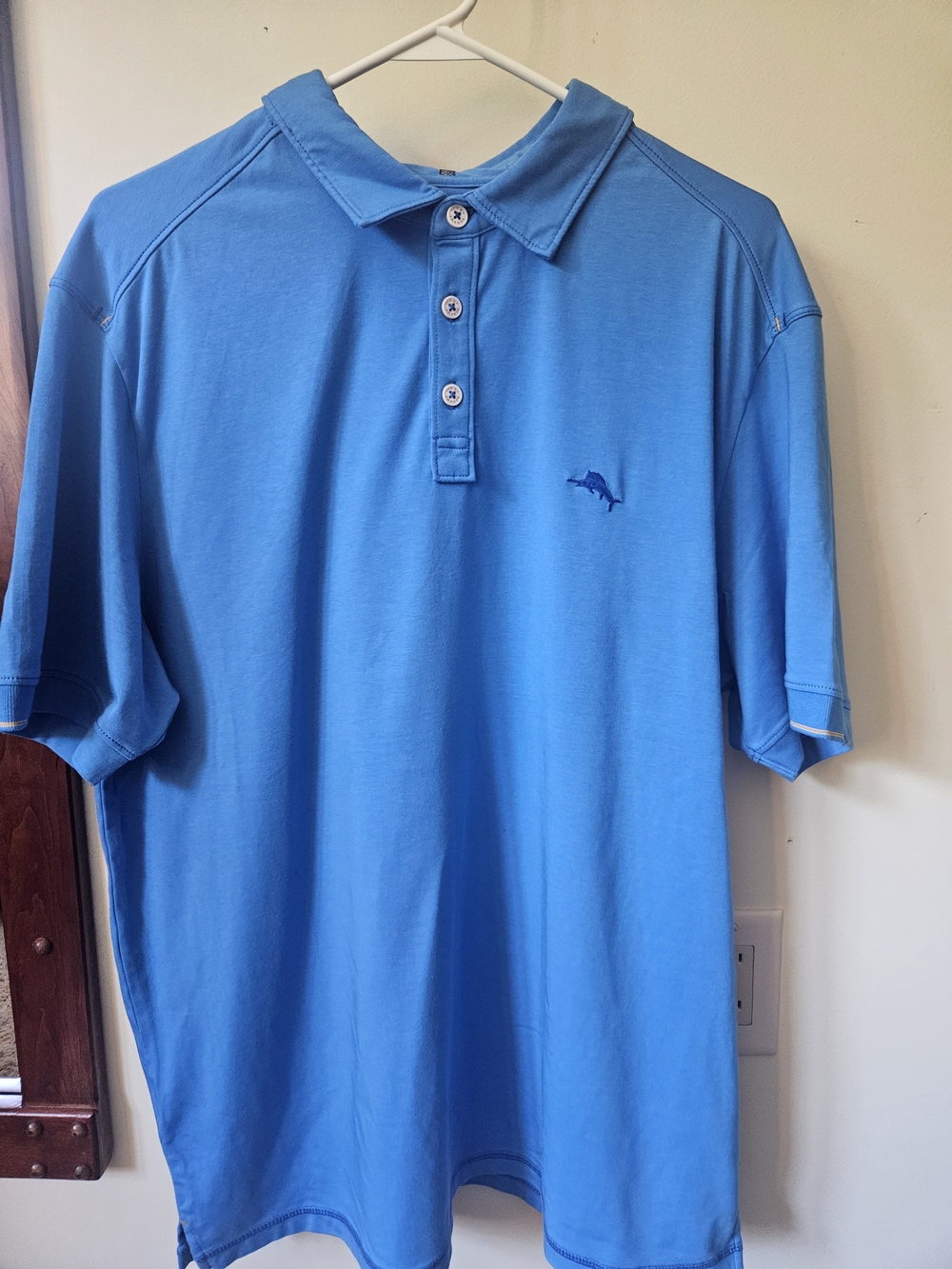 Xl Tommy Bahama Bright Blue Polo with Logo